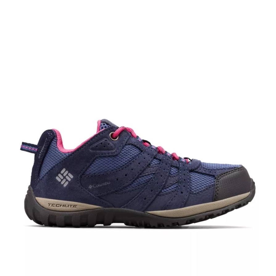 נעל עמיד למים של Redmond לילדים גדולים Columbia Bluebell/קרח ורוד
