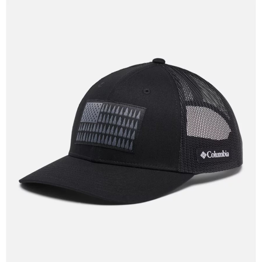 שחור קולומביה קולומביה עץ דגל רשת Snapback כתר נמוך