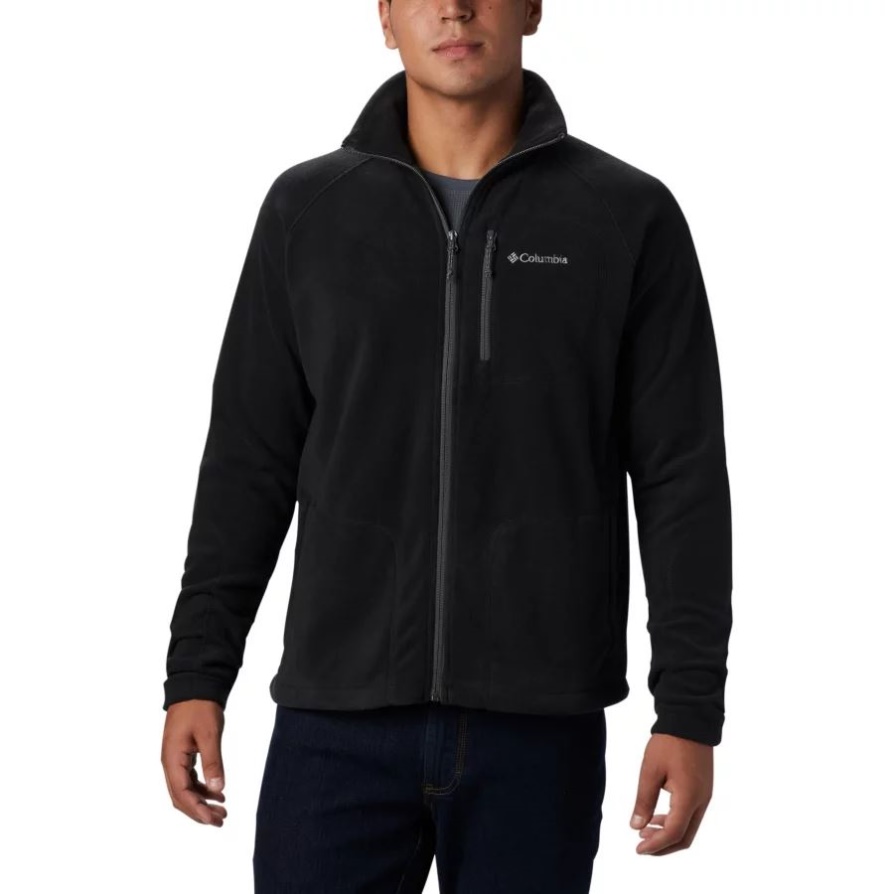 גברים שחורים מהיר Trek Ii Full Zip פליס גבוה קולומביה