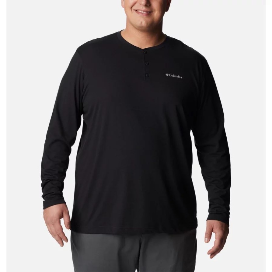 Black Men's Thistletown Hills Henley Big Columbia