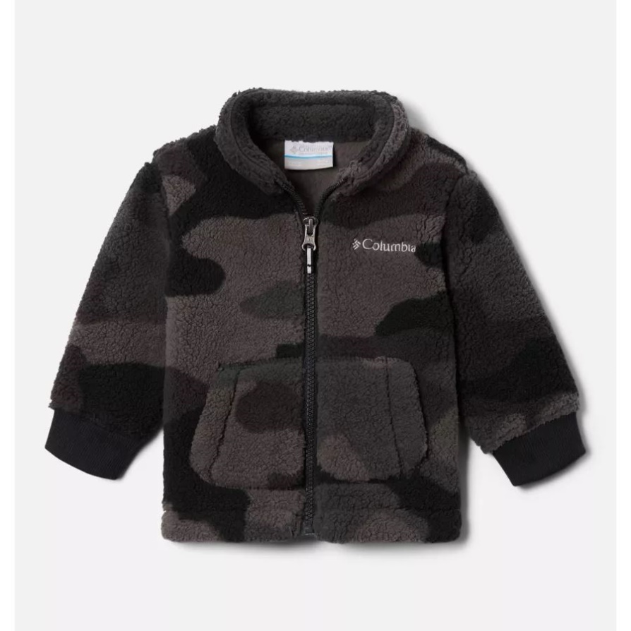 Black Mod Camo Infant Rugged Ridge Ii מעיל צמר שרפה עם רוכסן מלא קולומביה