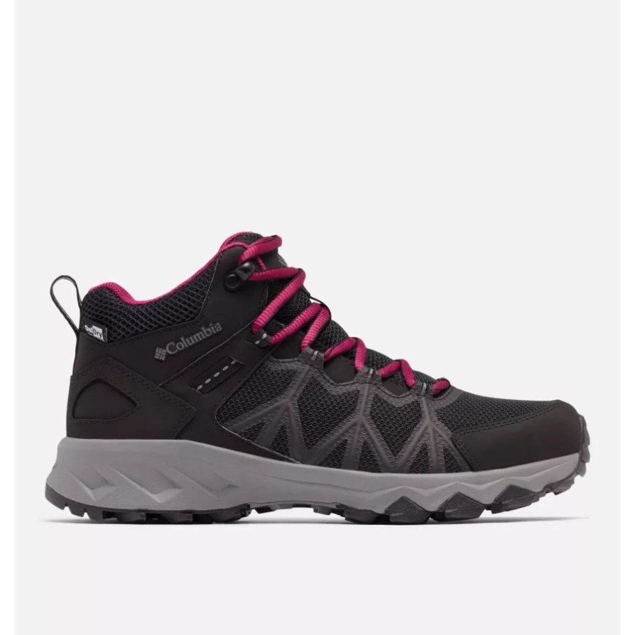 שחור/טי אפור פלדה נשים Peakfreak Ii Mid Outdry נעלי הליכה קולומביה