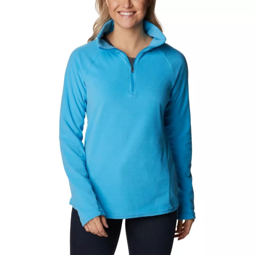 Blue Chill Columbia נשים Glacial Iv חצי פליס רוכסן