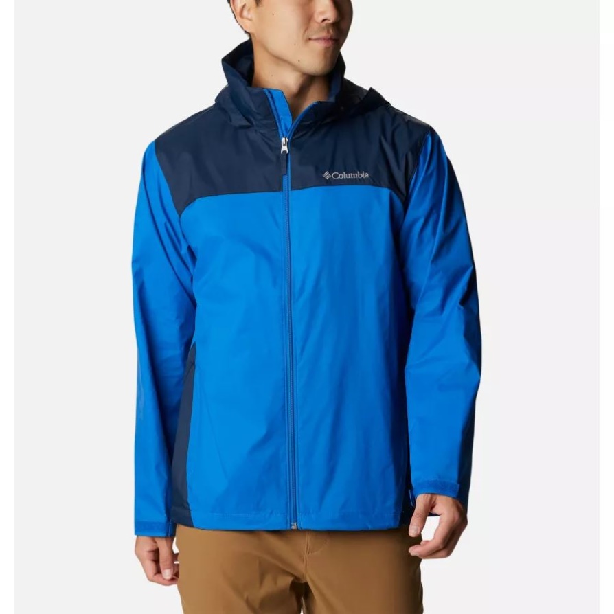 מעיל גשם Blue Jay/columbia Navy גברים Glennaker Lake Tall Columbia