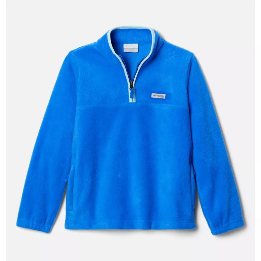 סוודר צמר עם רוכסן לבנים Slack Tide סוודר כחול Macaw/gulf Stream Columbia