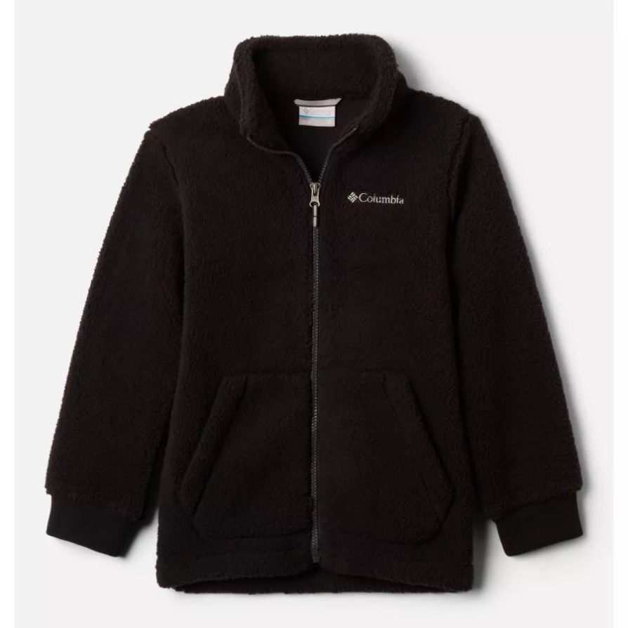 בנים מחוספס Ridge Ii Full Zip Sherpa Black Columbia