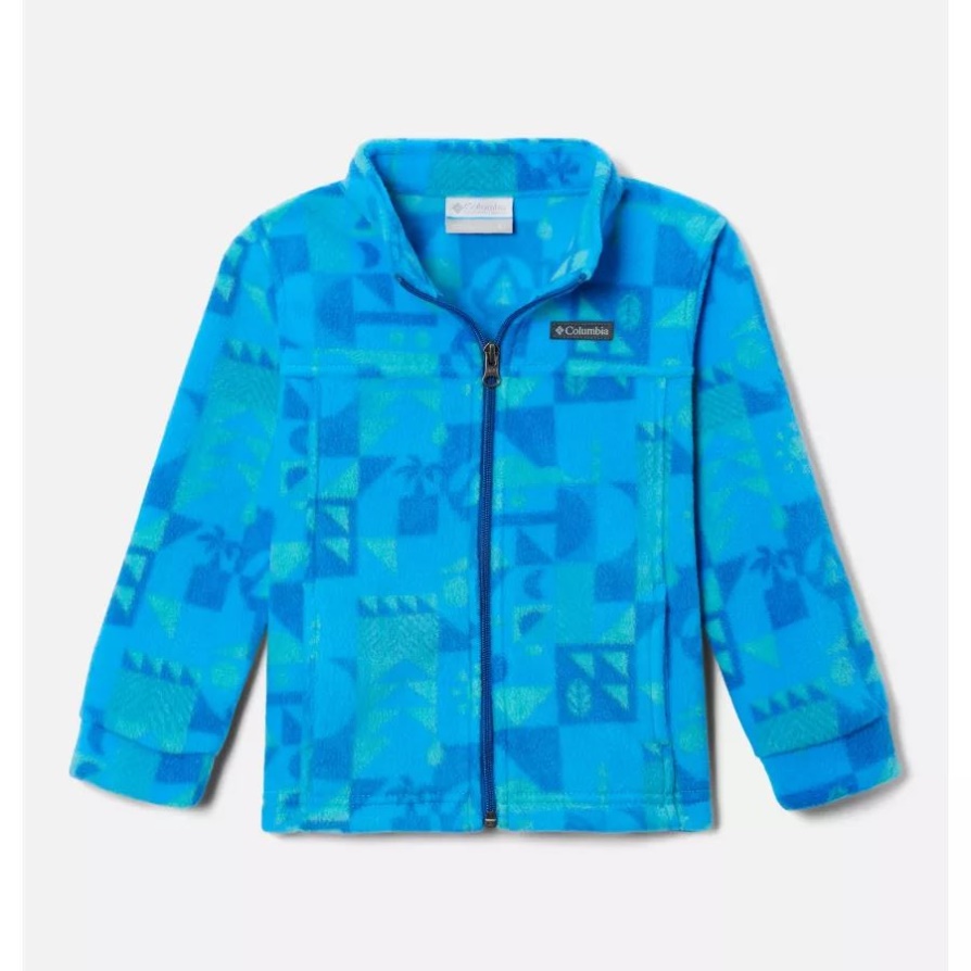 ז'קט צמר לפעוט זינג Iii של Bright Aqua Quest Columbia Boys