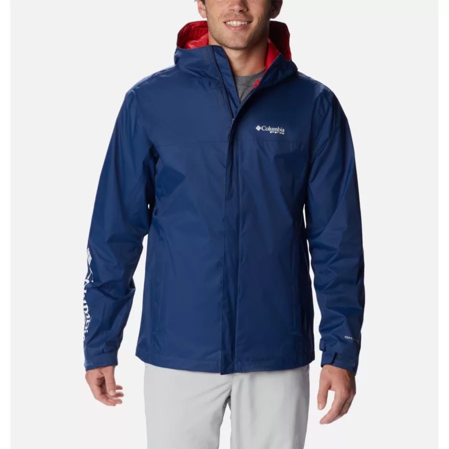 מעיל קרבון/אדום ניצוץ גברים Pfg Storm High Columbia