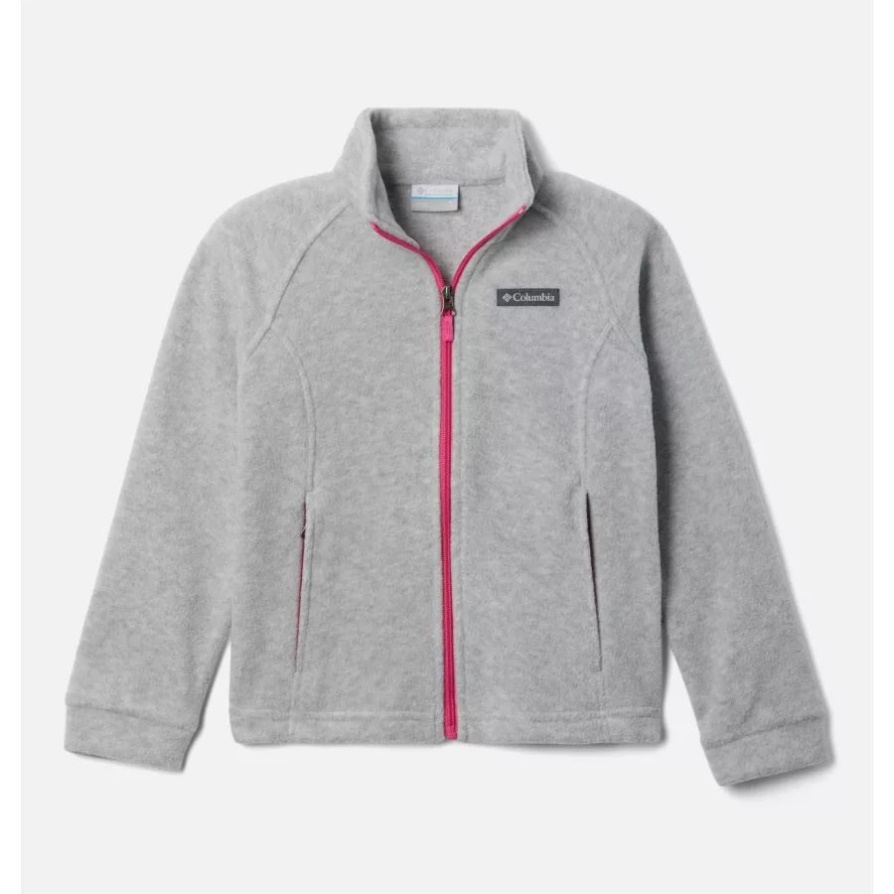 מעיל צמר קפיצי בנטון לילדות Cirrus Grey Columbia