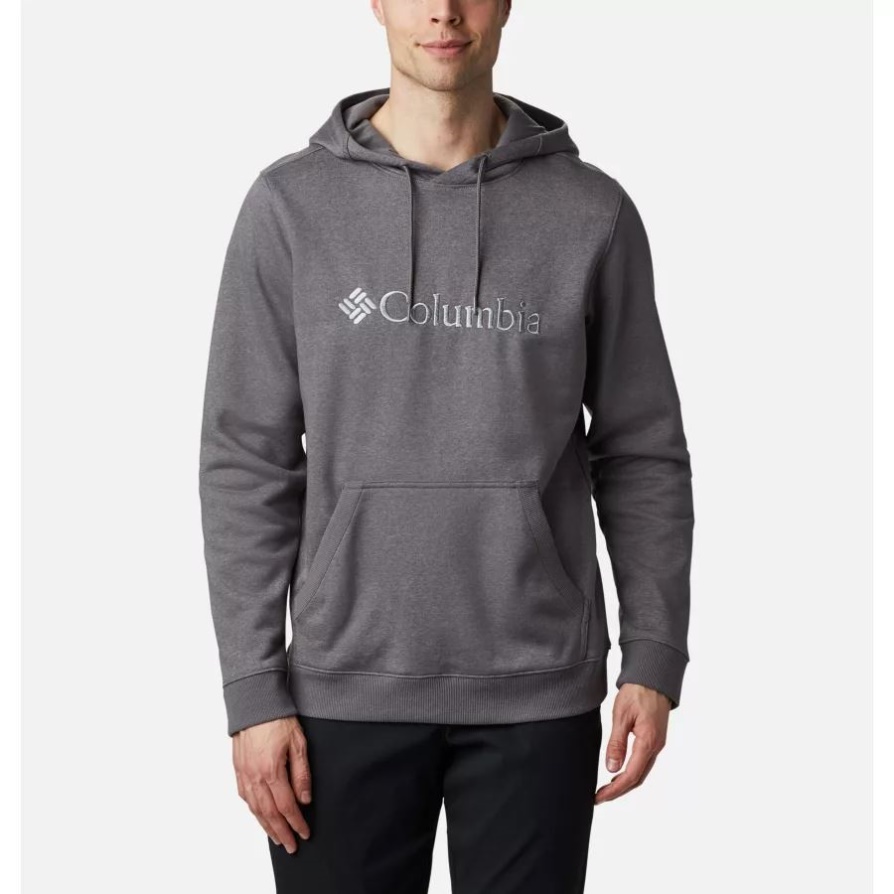 City ​​grey Heather/csc לוגו גברים Csc Basic Logo Ii Hoodie Columbia