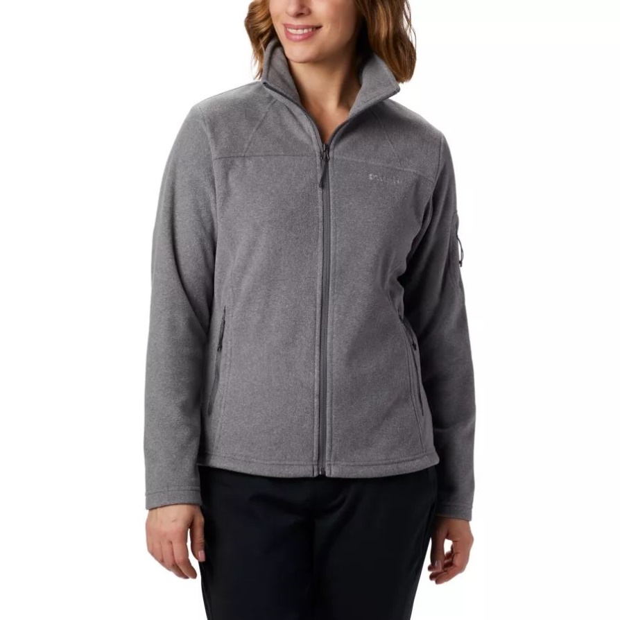 City ​​grey Heather Women's Fast Trek Ii מעיל צמר קולומביה
