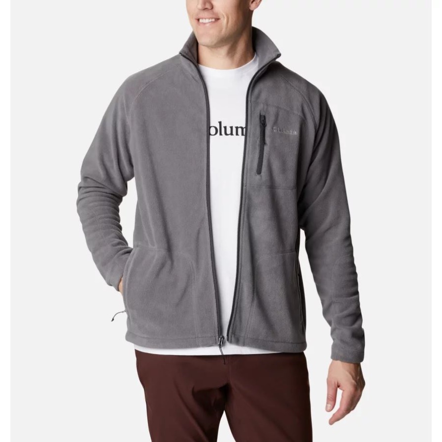 City ​​grey Men's Fast Trek Ii Full Zip Fleece Columbia