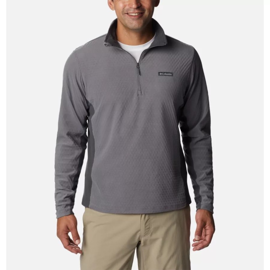 חולצת חצי רוכסן של מותג City Grey/shark Columbia