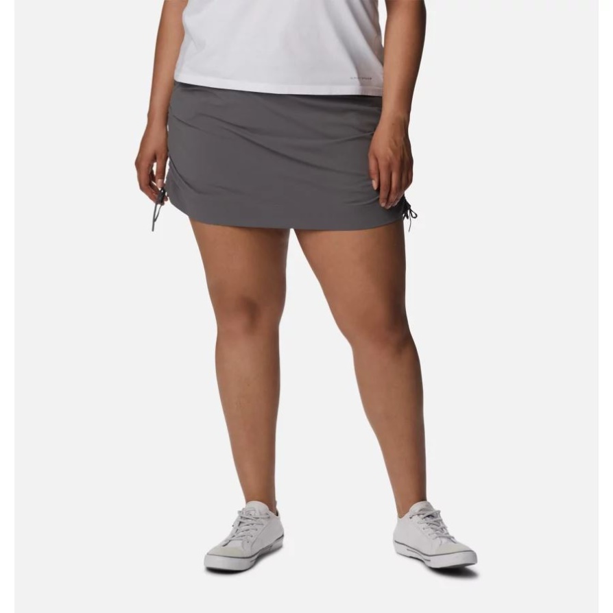 ספורט אפור עירוני לנשים בכל עת קז'ואל Skort פלוס סייז קולומביה