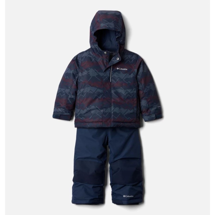 Coll Navy Dotscape Print/coll Navy בגה לפעוטות סט קולומביה חדש