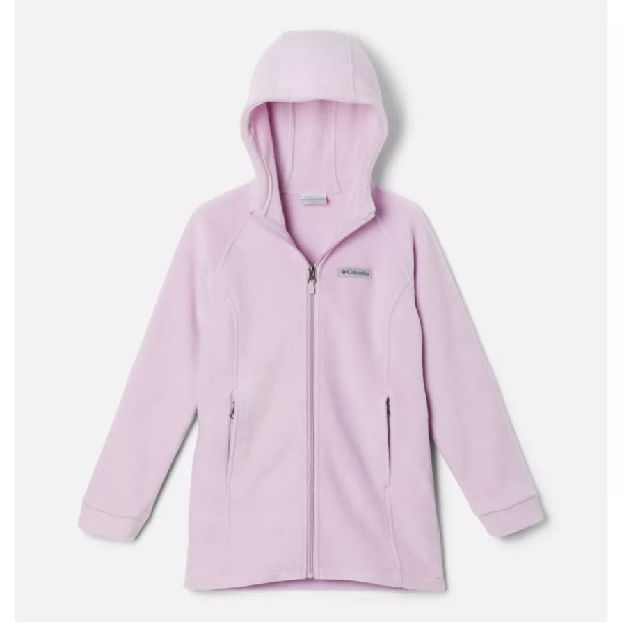 קפוצ'ון צמר ארוך בנטון לילדות Columbia Aura
