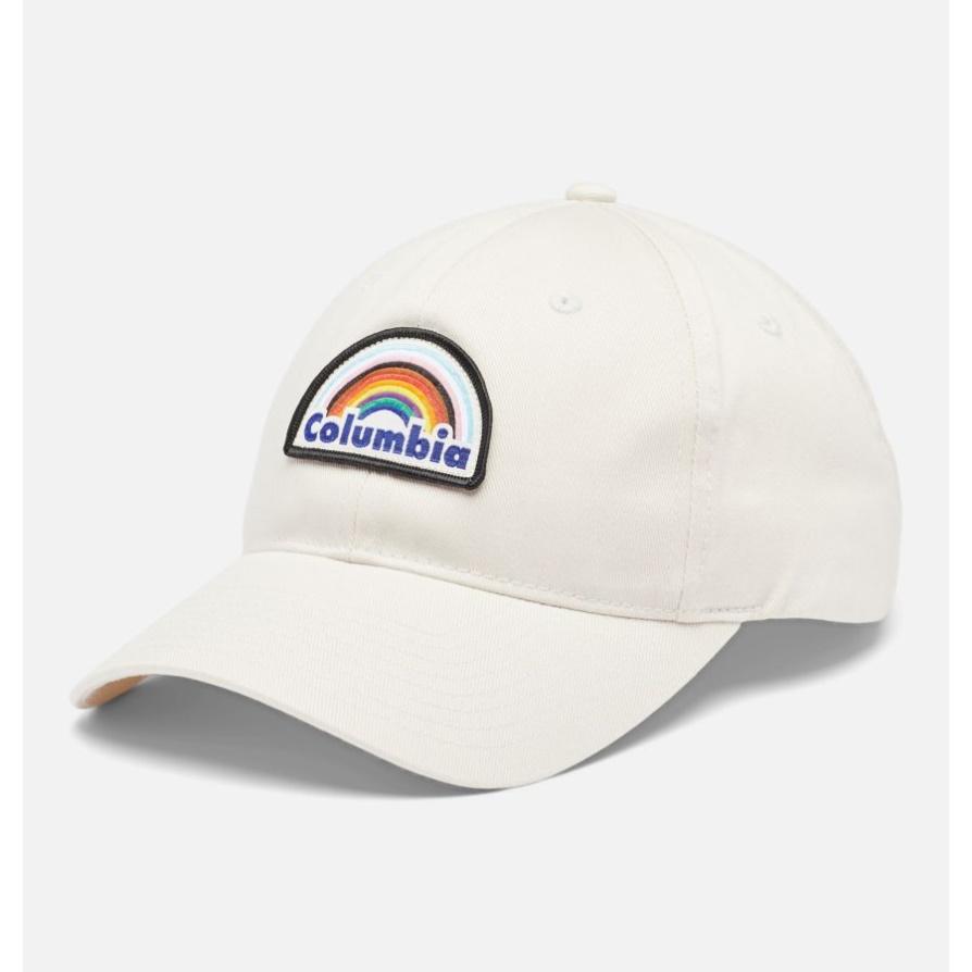 Columbia Baxter Falls Dad Cap Chalk Pride מותג הקשת
