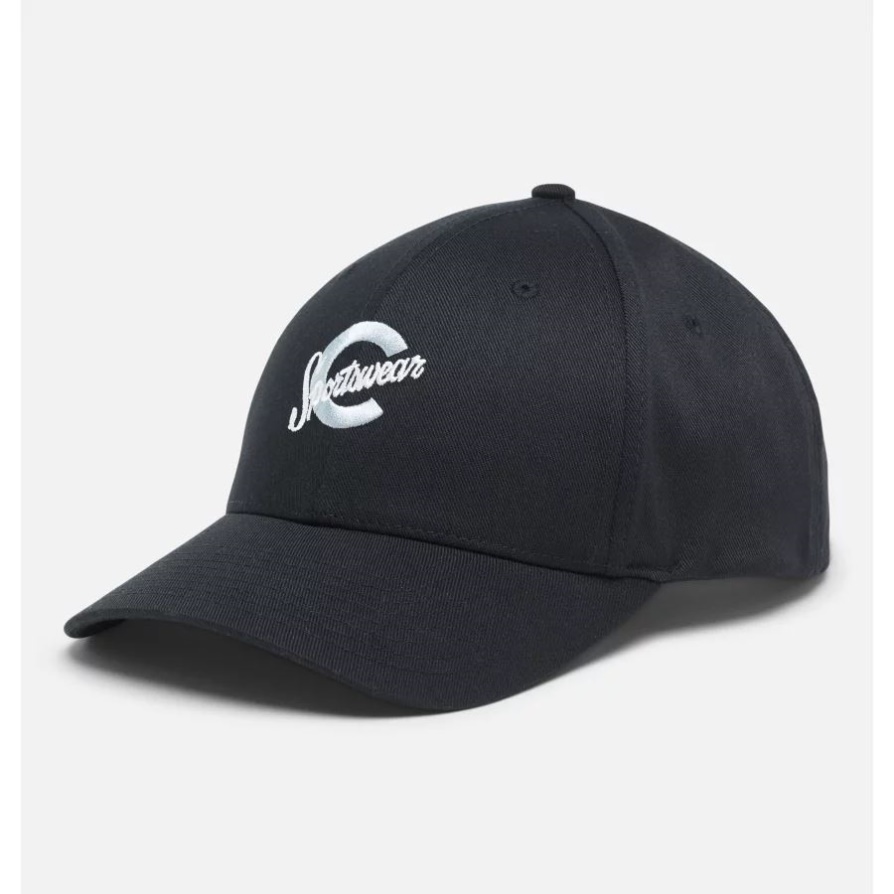 Columbia Black C בגדי ספורט Baxter Falls Dad Cap