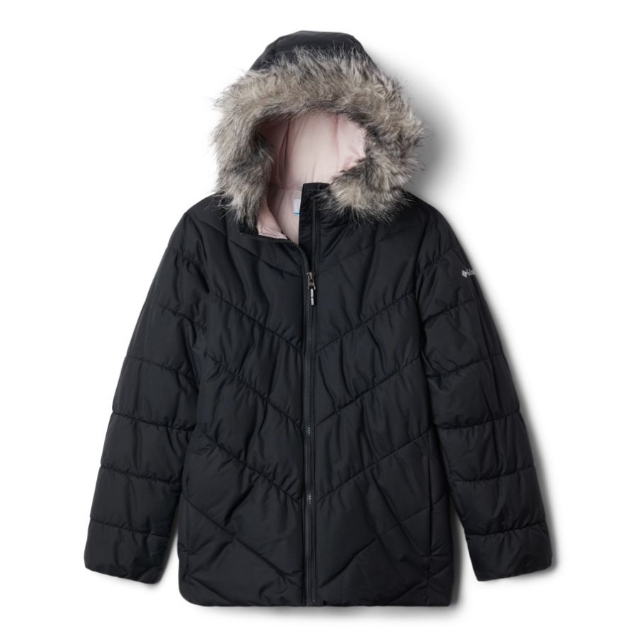 מעיל סקי שחור לילדות של קולומביה Arctic Blast