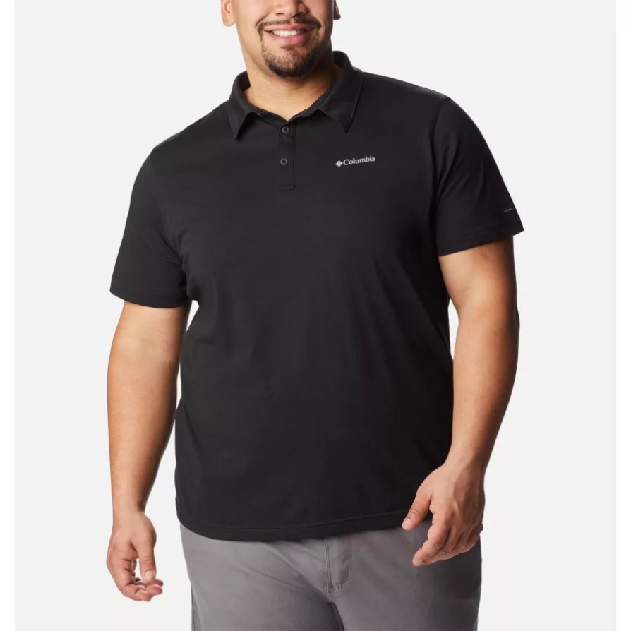 Columbia Black Men's Thistletown Hills Polo Big