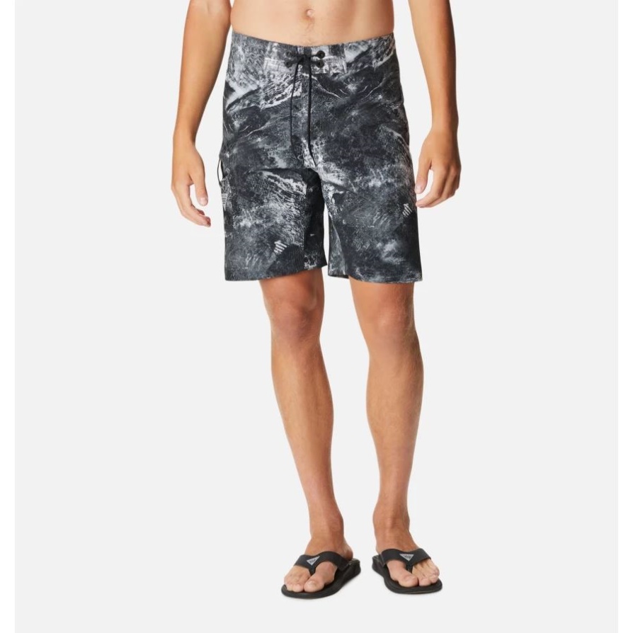 מכנסיים קצרים לגברים של Pfg Offshore Ii של Realtree Black של קולומביה