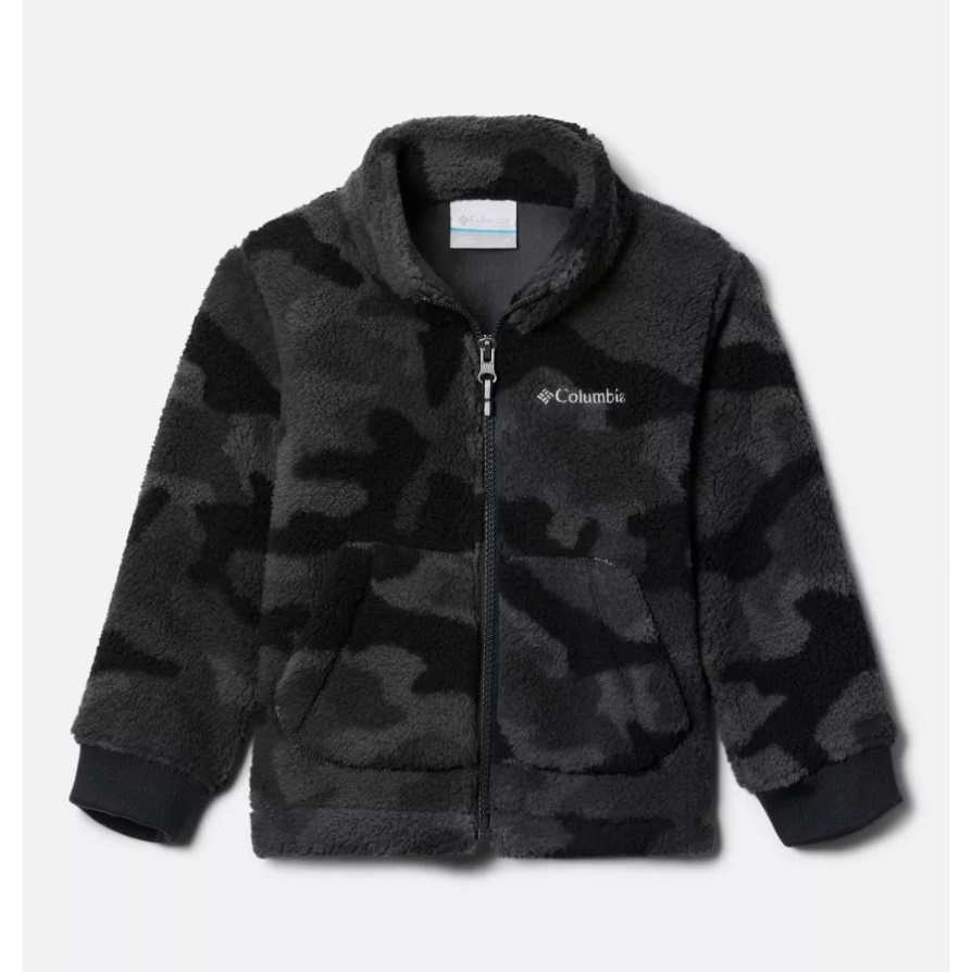 Columbia Black Trad Camo Boys 'Red Ridge Ii Full Zip Sherpa
