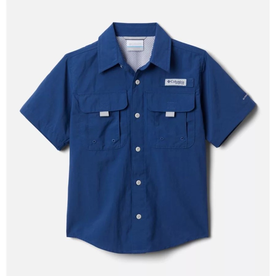חולצת קרבון עם שרוולים קצרים של Columbia Boys Pfg בהמה