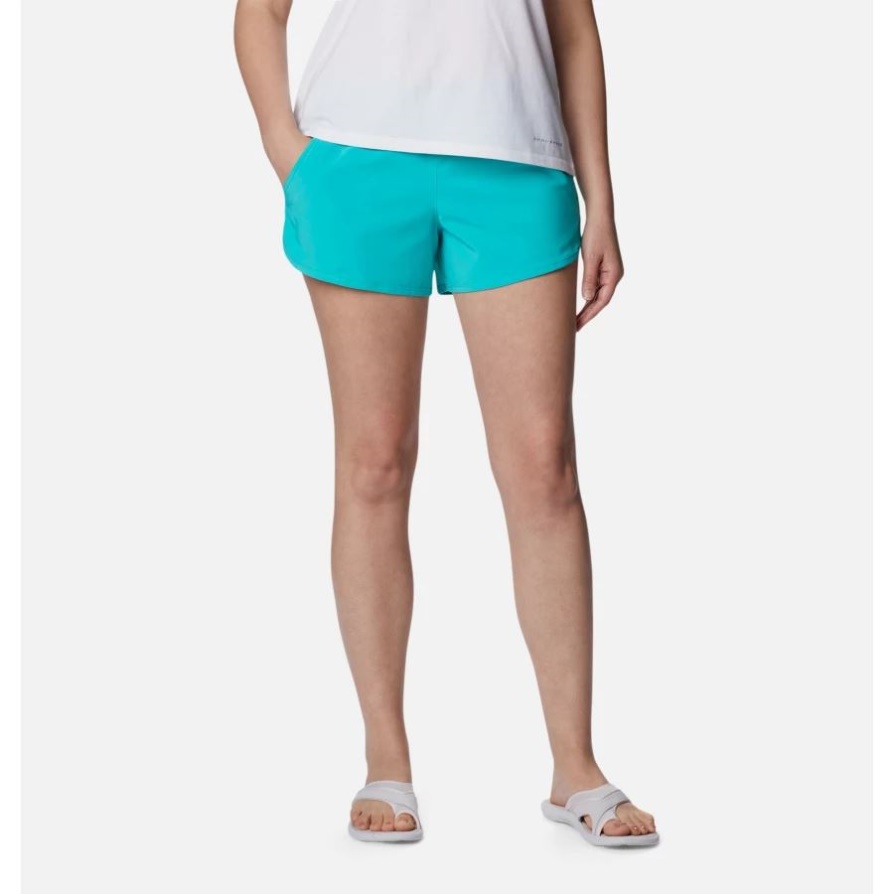 מכנסי מתיחה קצרים של בוגאטה ביי לנשים, Columbia Bright Aqua