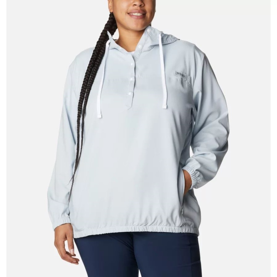 קפוצ'ון טמיאמי Pfg נשים אפור/לבן Columbia Cirrus