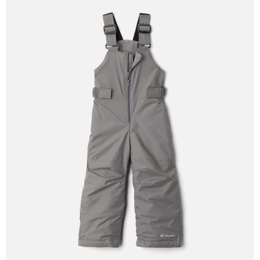 Columbia City אפור פעוט Snowslope Ii Bib