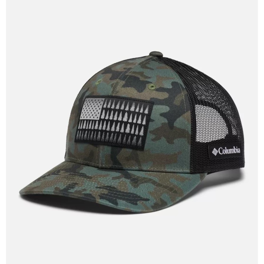 קולומביה דגל עץ קולומביה רשת Snapback כתר נמוך ברוש ​​טראד קאמו