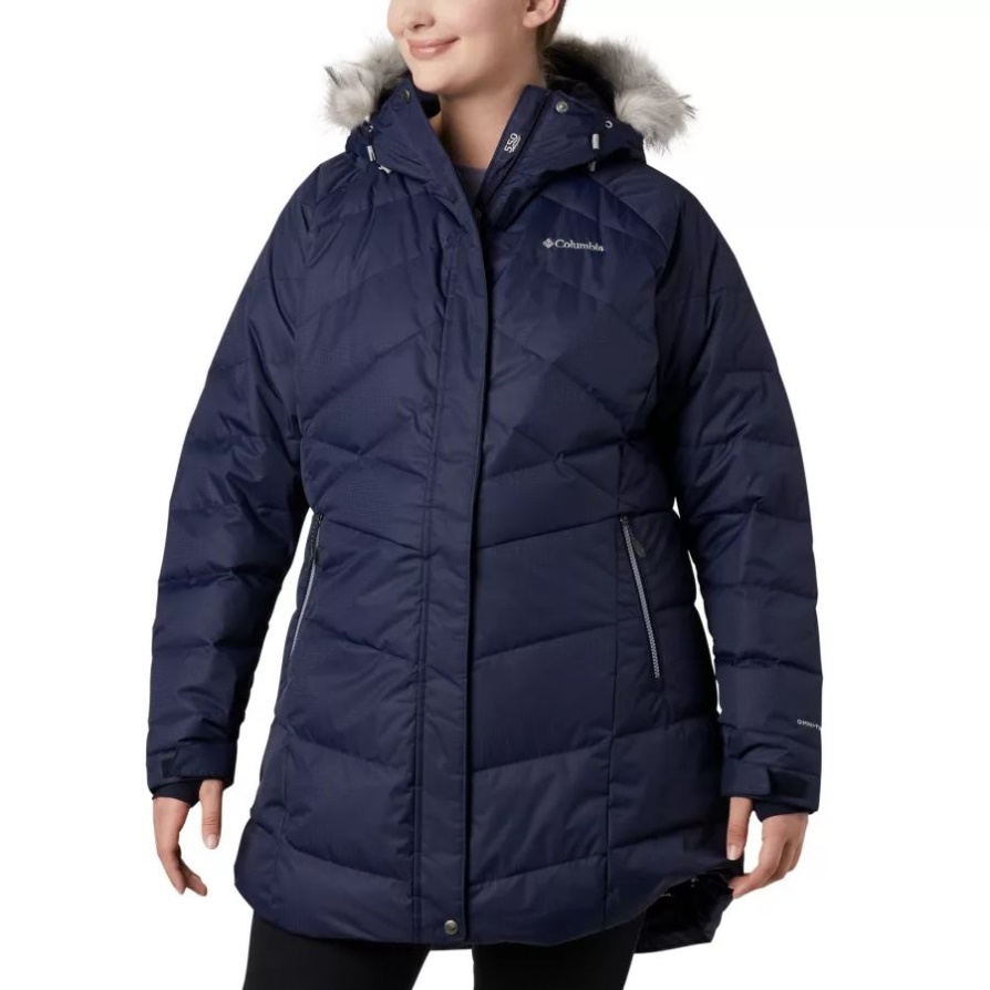 קולומביה כהה לילי נשים Lay D Down Ii Mid Jacket Plus Size