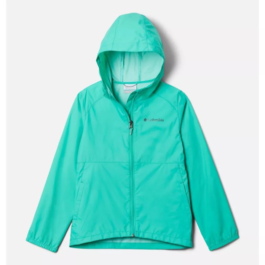 Columbia Girls Switchback Ii מעיל טורקיז חשמלי