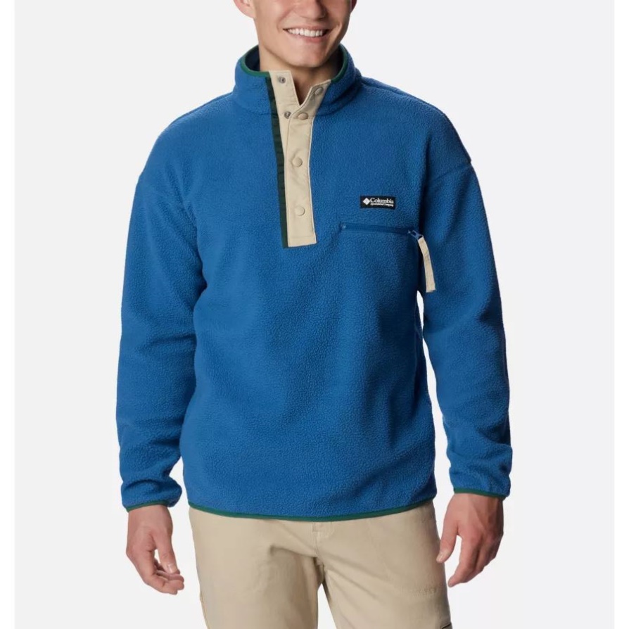 Columbia Impulse Blue Fleece Helvetia חצי צמר