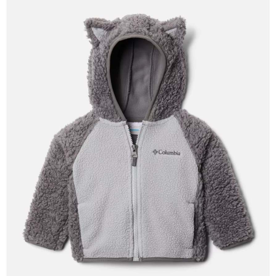 Columbia Infant Foxy Baby Sherpa Jacket City Grey/columbia Grey