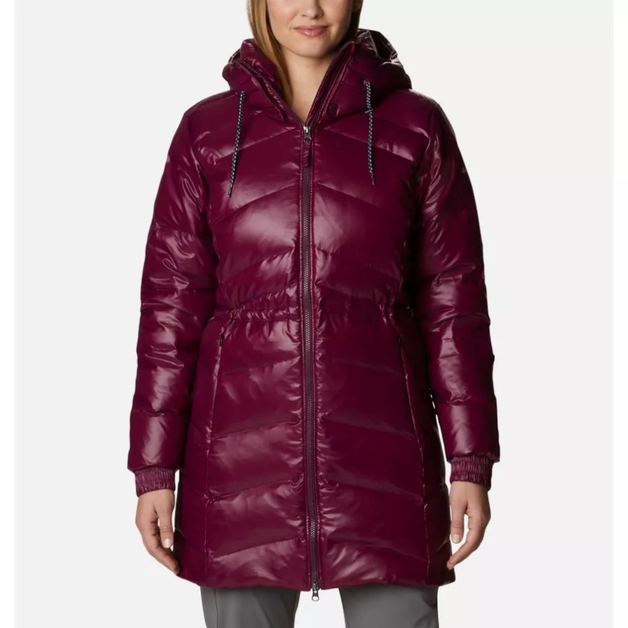 Columbia Marionberry Gunmetal לנשים Iccy Heights Ii מעיל אמצע למטה