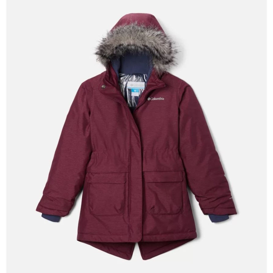 Columbia Marionberry Heather Girls נורדיק Strider חורף פארק