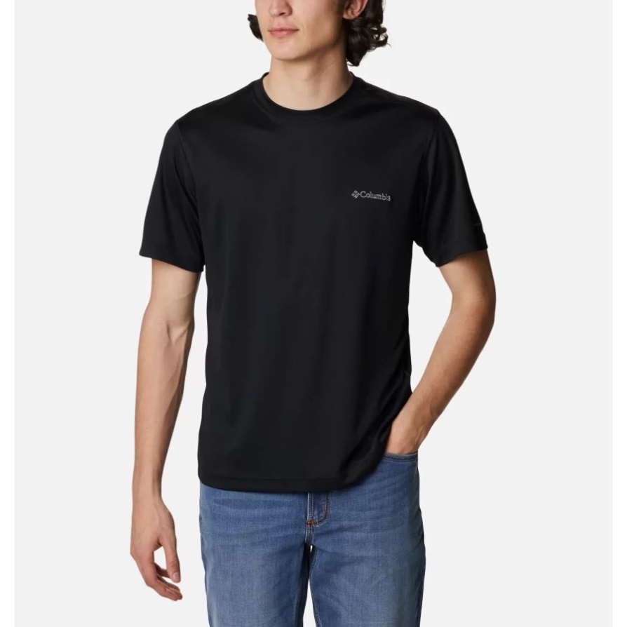 Columbia Meker Peak Ss Crew Black
