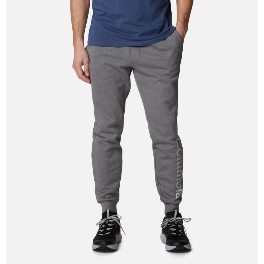 Columbia גברים Csc Logo Fleece Jogger Ii City Grey Heather/columbia Grey