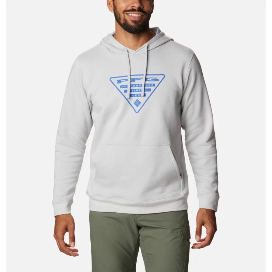 קפוצ'ון משולש Pfg Ii לגברים של קולומביה אפור מגניב/כחול חי
