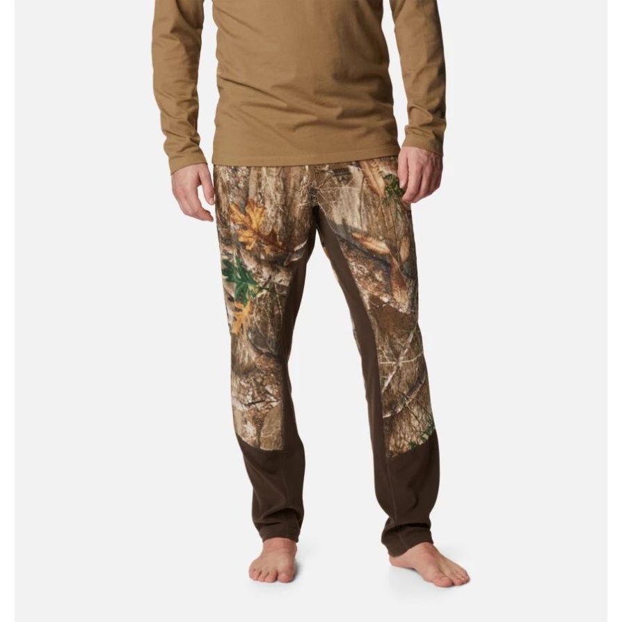 קולומביה גברים Phg מתלה גביעים Omni-heat Helix Fleece מכנסי Realtree Edge