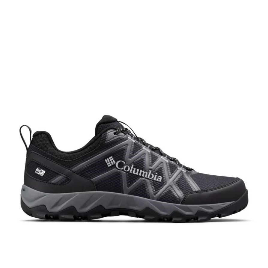 נעל Peakfreak X2 Outdry לגברים של קולומביה שחור/טי אפור פלדה
