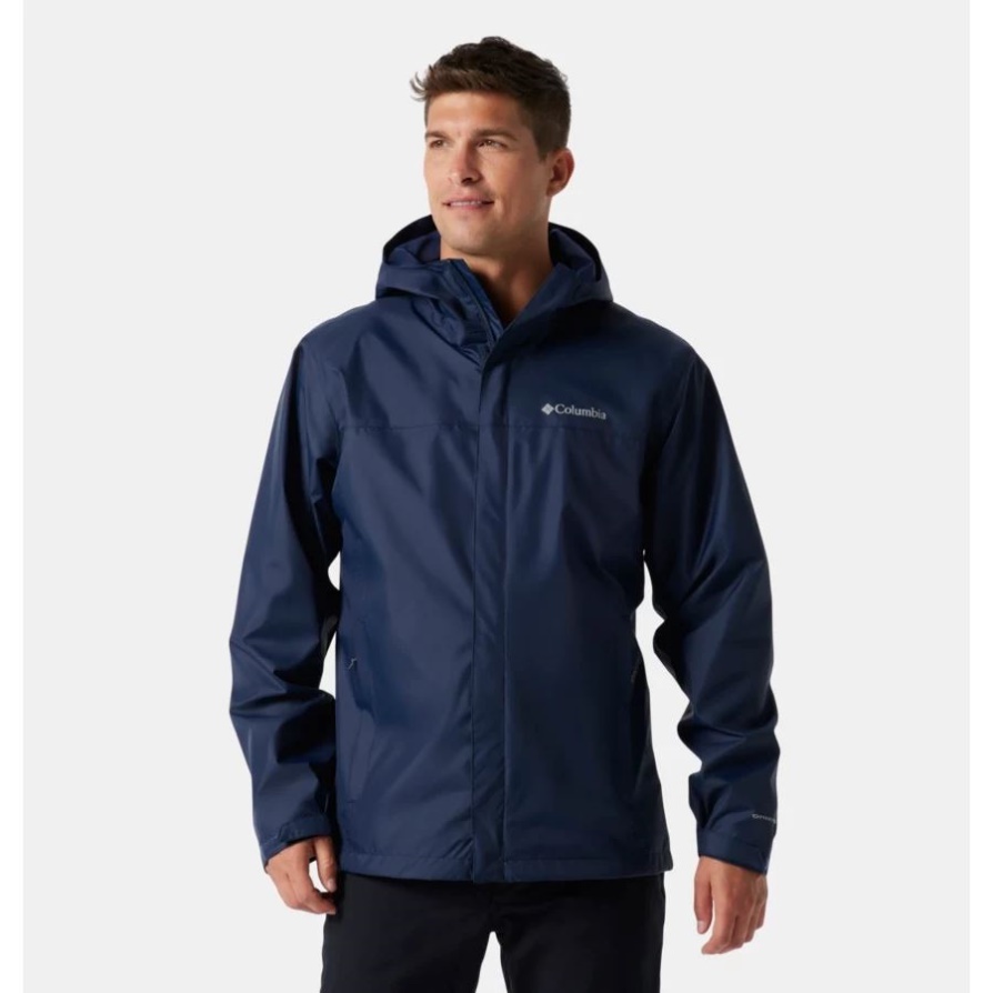 מעיל גשם אטום למים של קולומביה גברים Ii Collegiate Navy