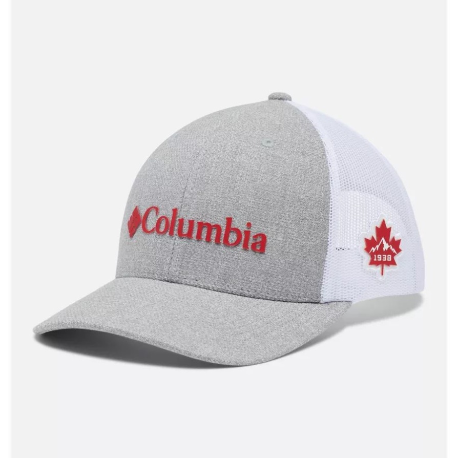 Columbia Mesh Snapback כתר גבוה קולומביה קולומביה אפור אברש/וולד קנדה