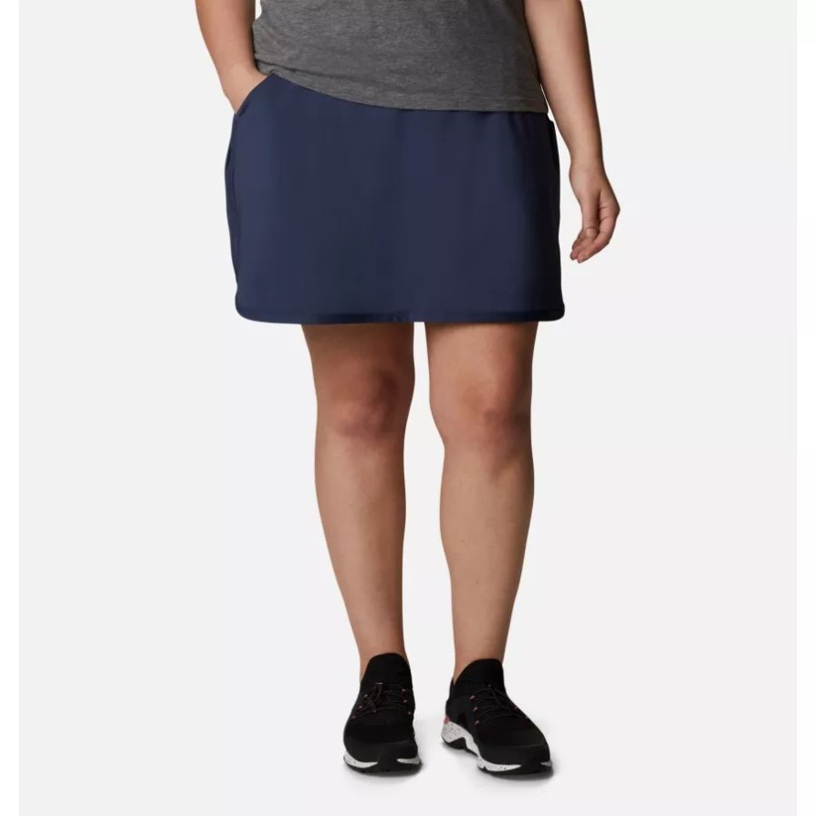 קולומביה לילית לנשים חולית נחל מתיחה Skort פלוס גודל