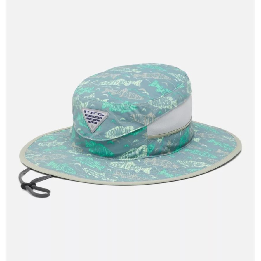Columbia Pfg הדפס ספארי כובע בוני סופר אחורי