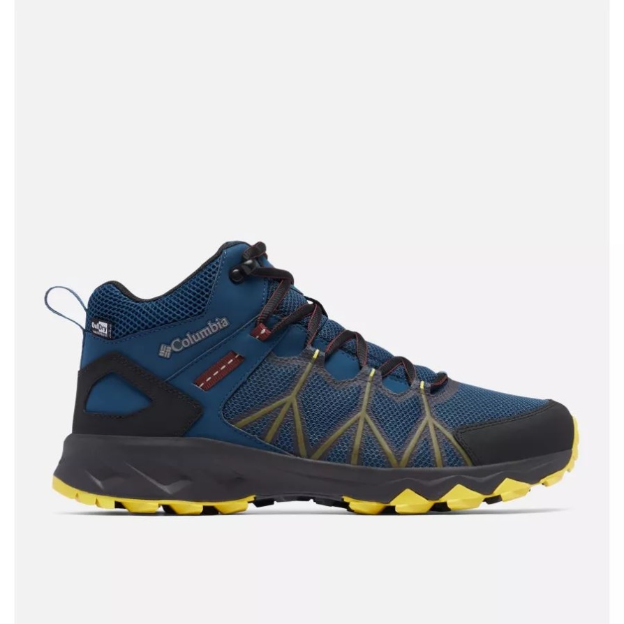 Columbia Petrol כחול/שחור Peakfreak Ii Mid Outdry מגף הליכה לגברים