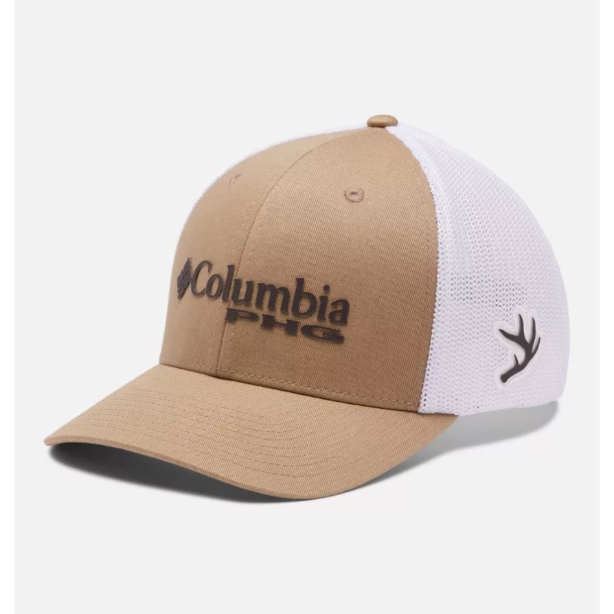 Columbia Sahara/antler Phg לוגו רשת כובע כדור כתר גבוה