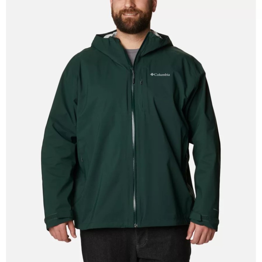 מעיל הליכה עמיד למים של Columbia Spruce לגברים בגודל מורחב