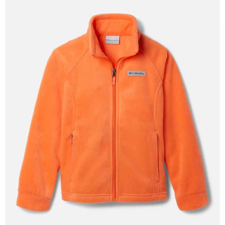 מעיל צמר קפיצי בנטו בנות Columbia Sunset Orange